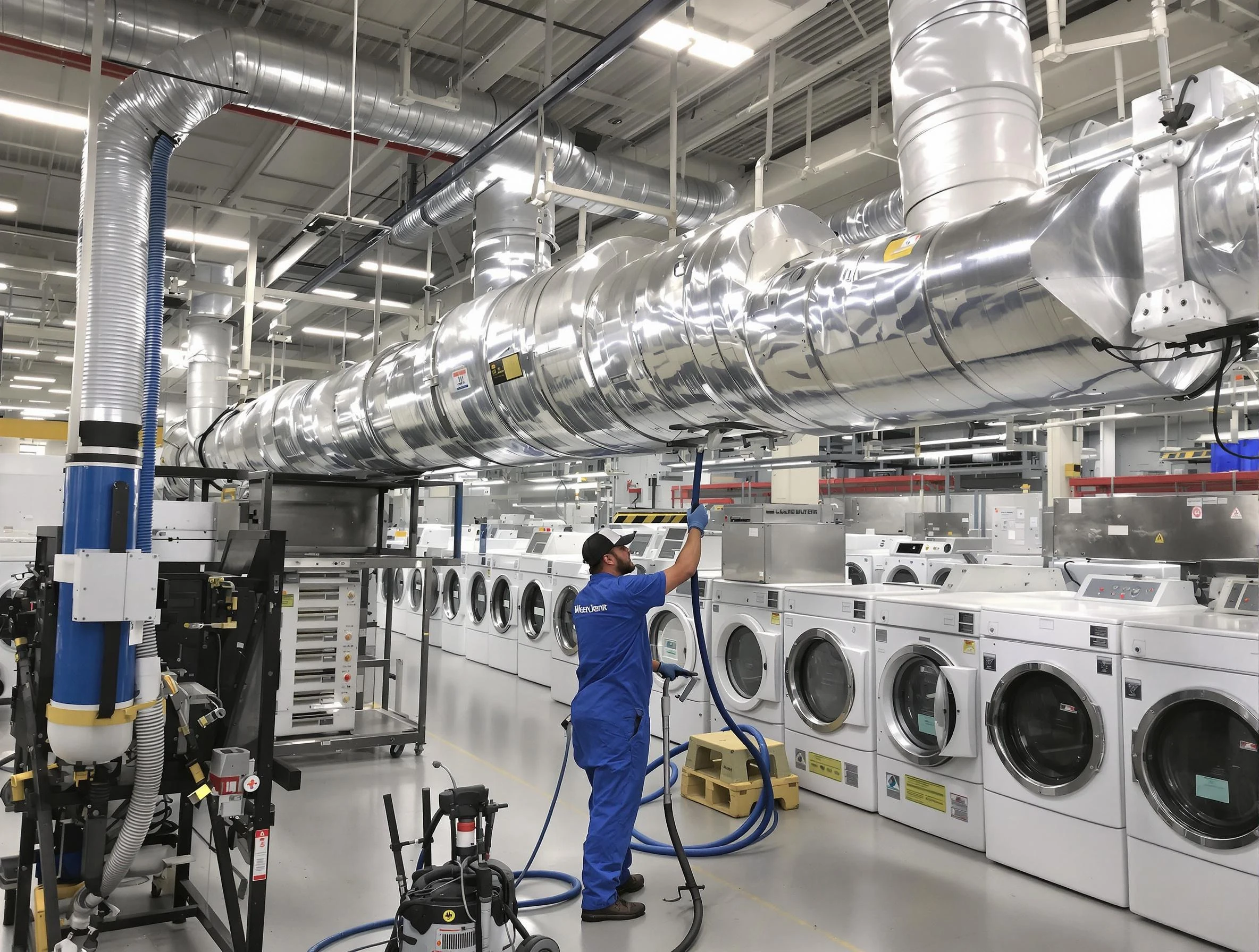 West Mifflin Dryer Vent Cleaning team performing heavy-duty industrial dryer vent cleaning in West Mifflin